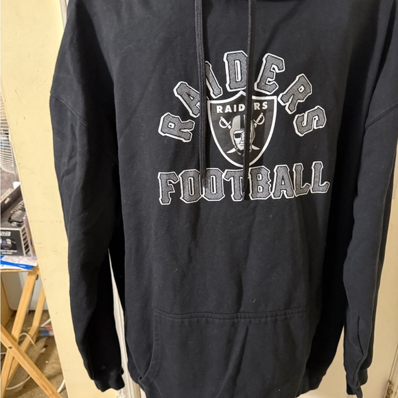 Las Vegas Raiders Majestic Team Hoodie Size 3XLT - Picture 2 of 6